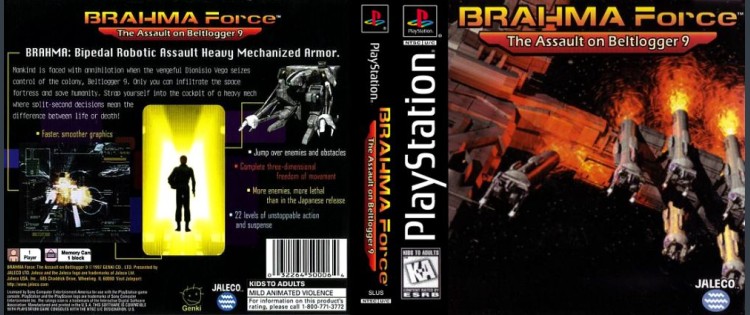 BRAHMA Force: The Assault On Beltlogger 9 (PS1) (gamerip